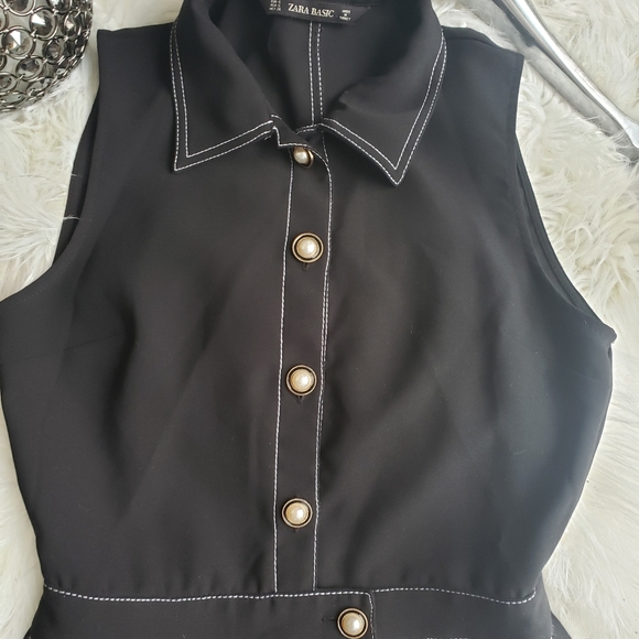 ZARA Black Jumpsuit - Picture 4 of 6